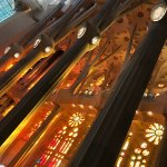 Lichtspiel in der Basilica Sagrada Familia von Gaudi