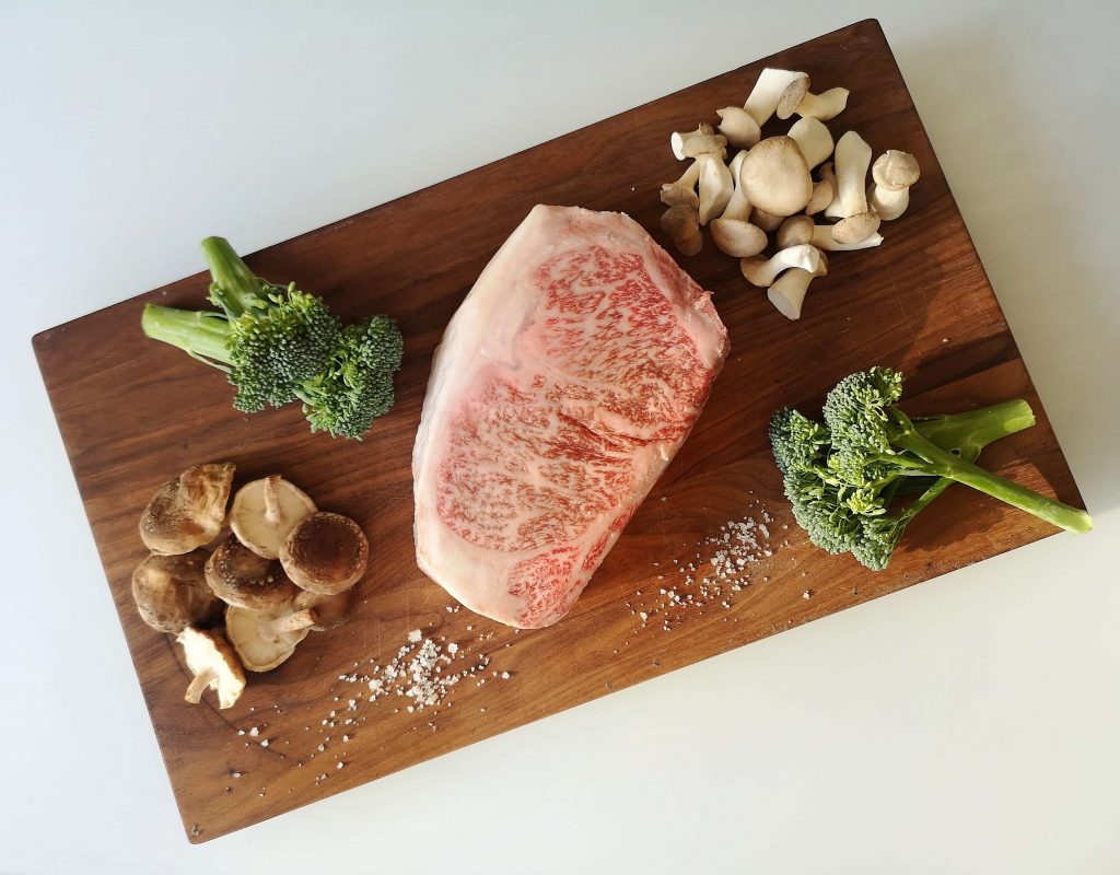Albers BJR Kobe Wagyu Beef Food Björn Bittner BEEF N WINE Mushrooms Steinpilz Shiitake