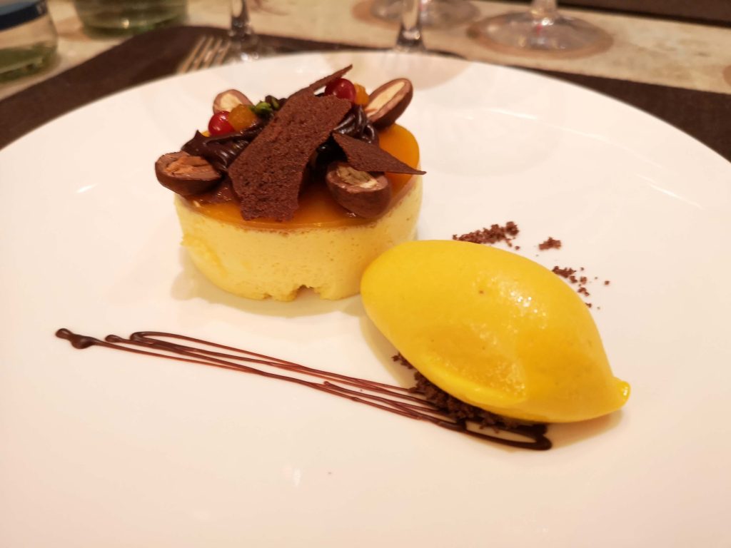 Somm vs Blogger The Last Battle Steigenberger Grandhotel Petersberg Dessert Passionsfrucht Aprikose Süß Ferdinand Wein