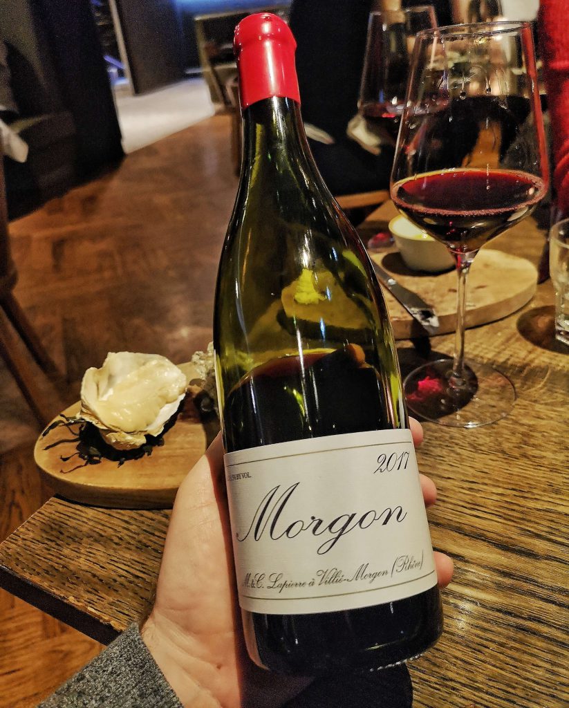 Gamay Beaujolais Schorn Düsseldorf Tasting Weinverkostung Weinprobe Louis Jadot Cru Brouilly Morgon Fleurie Moulin a Vent Lapierre Rocksalt Dover UK Restaurant