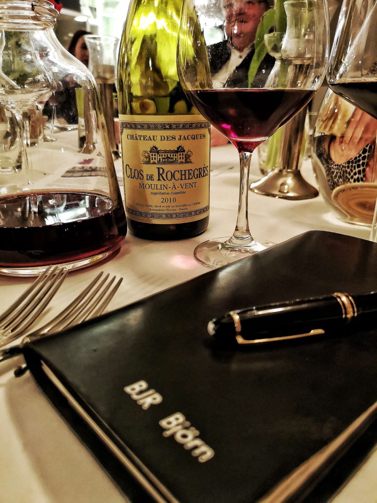 Gamay Beaujolais Schorn Düsseldorf Tasting Weinverkostung Weinprobe Louis Jadot Cru Brouilly Morgon Fleurie Moulin a Vent Montblanc BJR Björn Bittner Clos de Rochegres