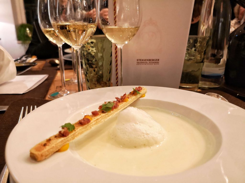 Somm vs Blogger Petersberg Steigenberger Trüffel Suppe
