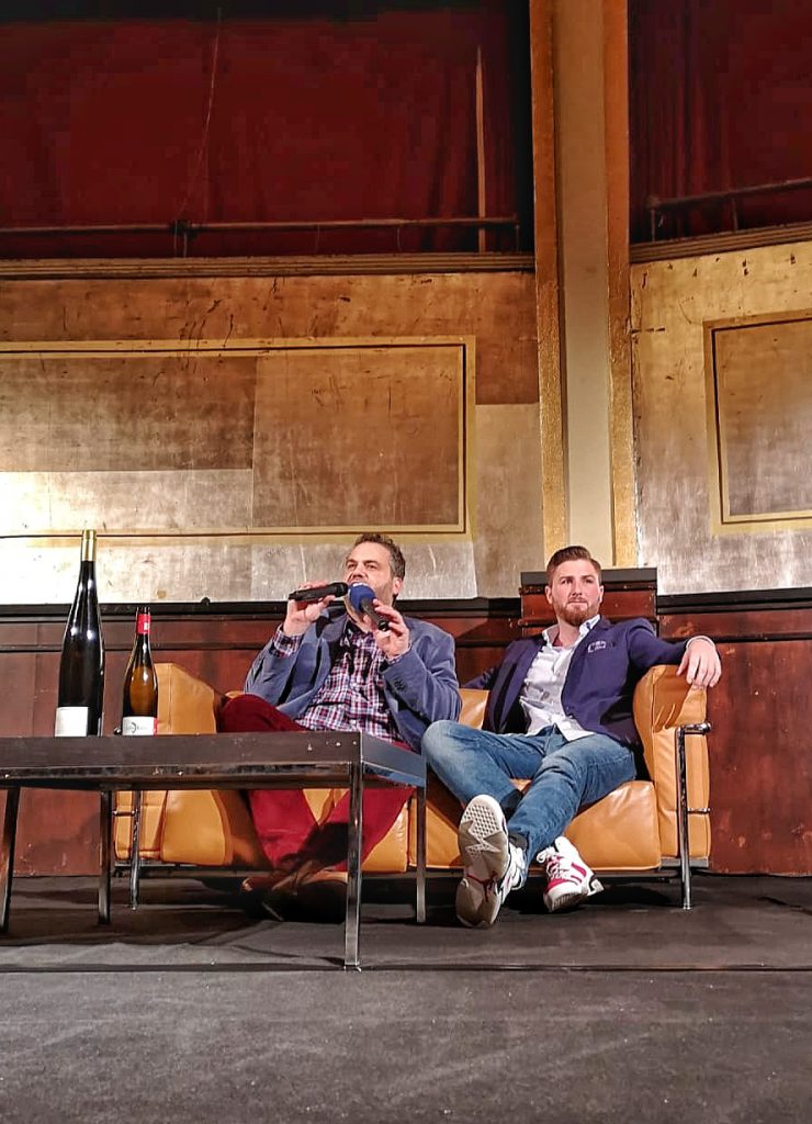 ProWein Degustationsmenü 2019 BJR Le Bouquet Mr Düsseldorf Stockheim Catering Rheinterrasse Rheingoldsaal RPR1 Andreas Kunze Interview Radio