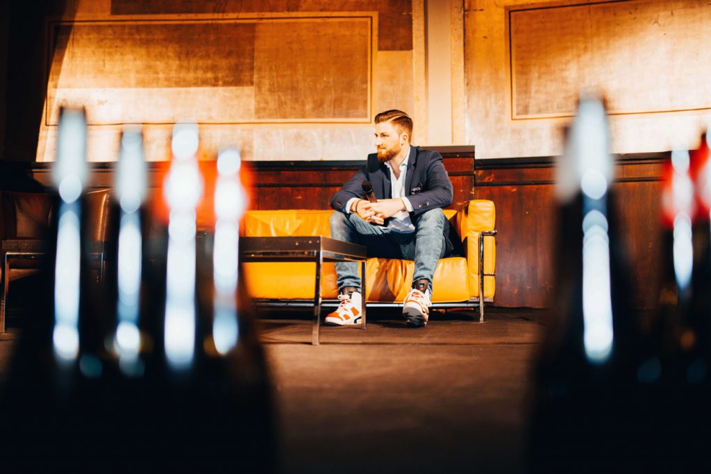 ProWein Degustationsmenü 2019 BJR Le Bouquet Mr Düsseldorf Stockheim Catering Rheinterrasse Rheingoldsaal Björn Bittner RPR1 Andreas Kunze Weinprobe FINE Moderator Hawesko La Rioja Alta Prinz Salm Real.de Freiherr von Gleichenstein