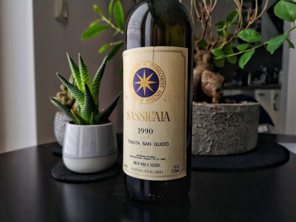 Sassicaia 1990 – Geburtsjahr ist immer besonders, oder?! Sassicaia 1990 Tenuta San Guido Super Tuscans Supertoskana Bolgheri Italien Toskana VIntage