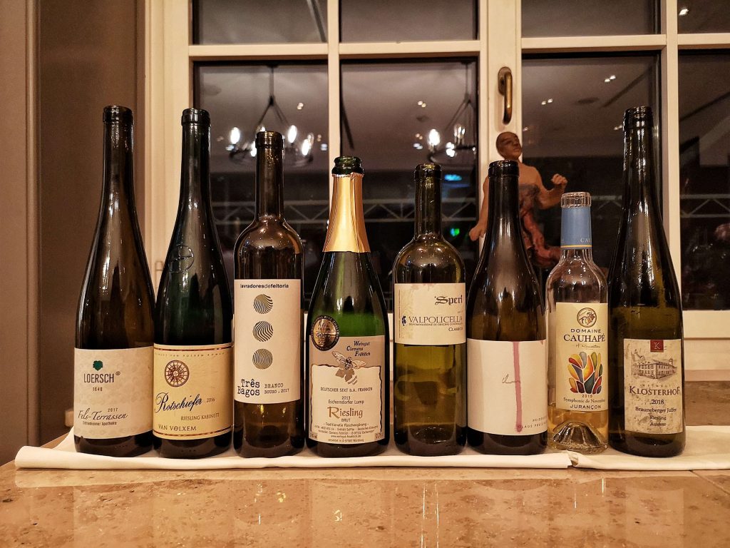 Steigenberger Grandhotel Petersberg Somm vs Blogger Event Wein Königswinter Loersch Mosel Saar Van Volxem Roman Niewodniczanski Klosterhof Riesling Claus Preisinger Valpolicella Verona