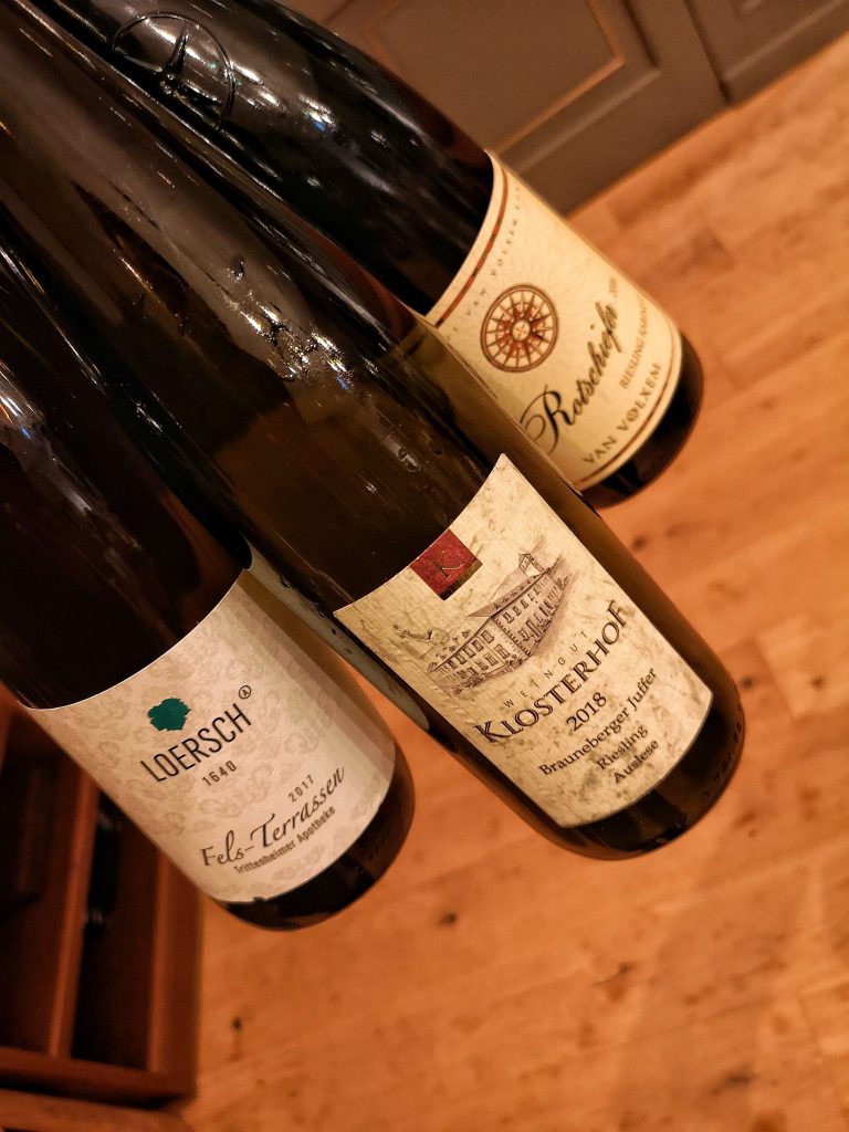 Steigenberger Grandhotel Petersberg Somm vs Blogger Event Wein Königswinter Loersch Riesling Leiwen Klosterhof Weingut Riesling Van Volxem Auslese Kabinett Trittenheimer Apotheke Rotschiefer