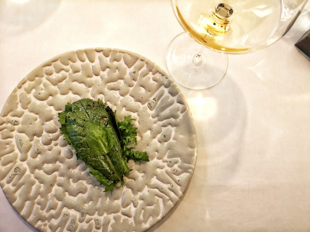 Mraz & und Sohn Wien Michelin Stern Auster vom Blatt Weisswein Furmint