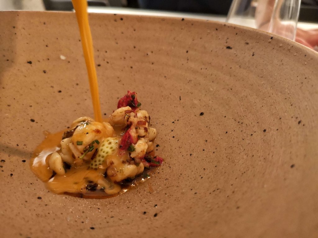 Mraz & und Sohn Wien Michelin Stern Blue Lobster Blauer Hummer Erdbeere