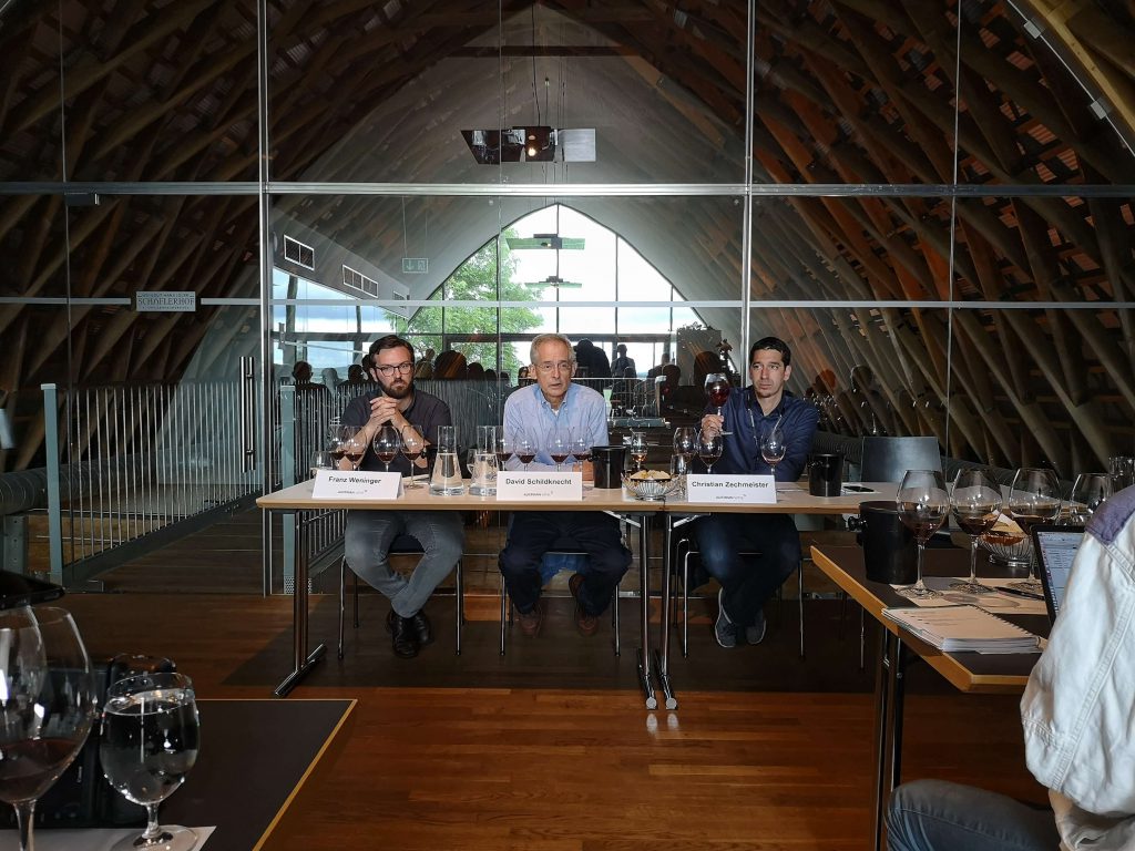 Austrian Wine Summit 2019 Weingipfel Österreich Klaus Weninger David Schildknecht Verkostung Burgenland Blaufränkisch