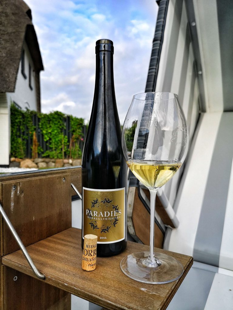 Weingut Korrell Nahe Magnum Martin Björn Bittner Sylt Paradies Riesling Riedel Glas Weinglas 2014 Jahrgang