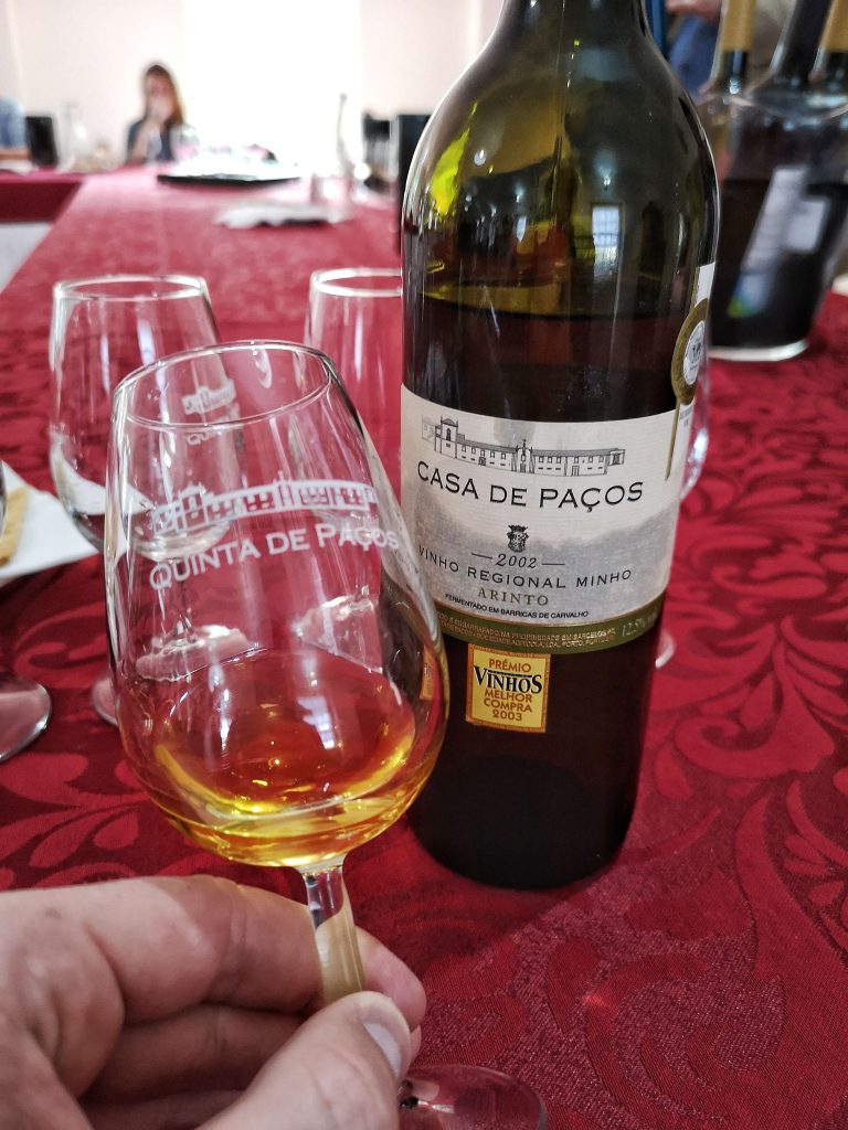 Vinho Verde Great European Wines Porto Quinta de Pacos Arinto Minho 2002