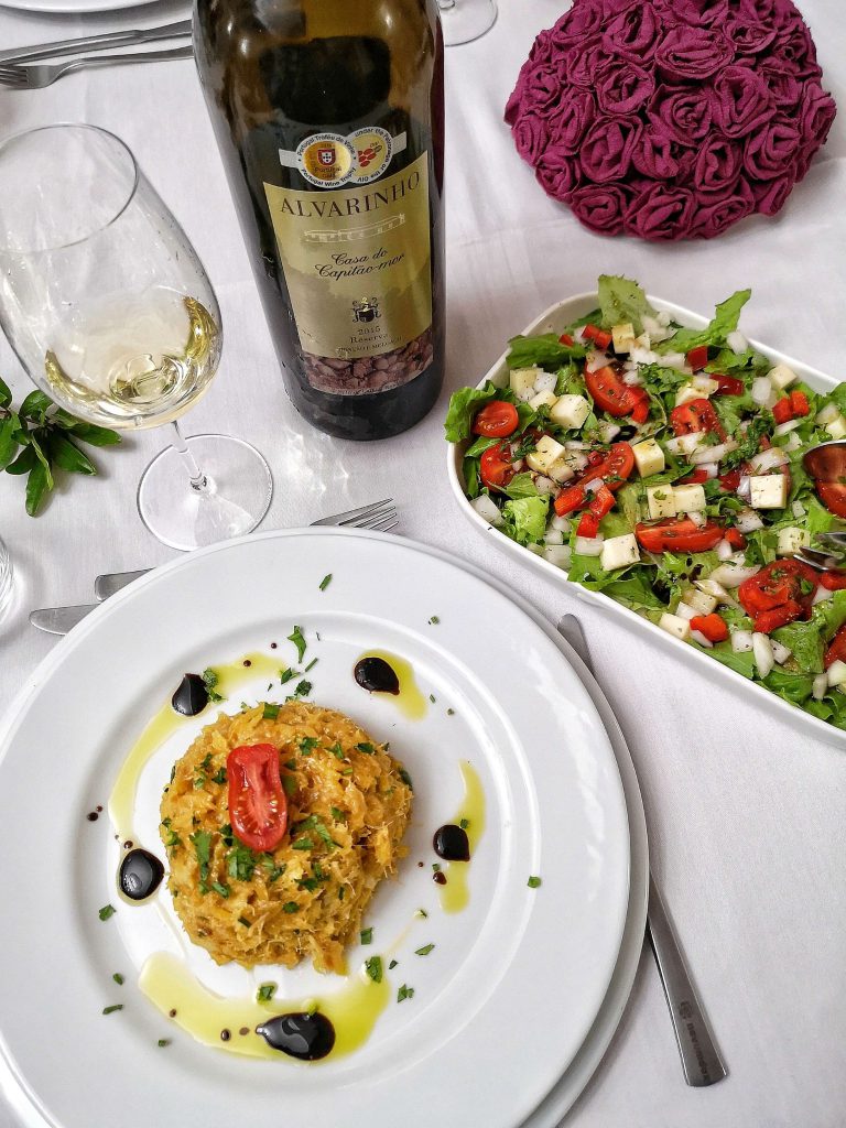 Vinho Verde Great European Wines Porto Quinta de Pacos Alvarinho Food Pairing Weinbegleitung Bacalao