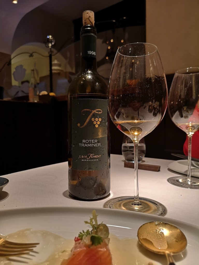 Werneckhof by Geisel München Michelin Tement Roter Traminer