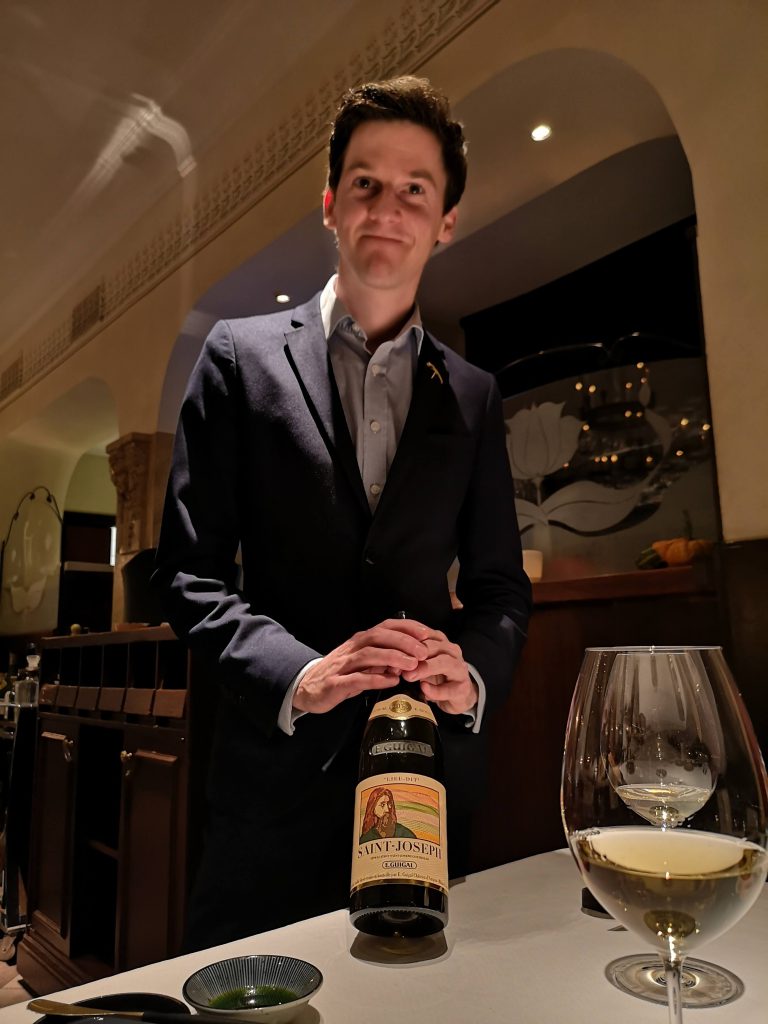 Werneckhof by Geisel Tohru Nakamura Sommelier Tobias Klaas Saint Joseph Guigal München