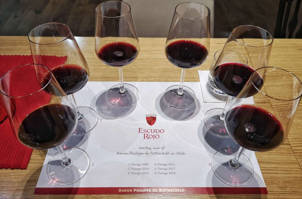 Escudo Rojo – Im Herzen von Chile Escudo Rojo Chile Bordeaux Baron Philippe de Rotschild Hamburg Tasting Verkostung Vertikal Vertical Cabernet Sauvignon Carmenere