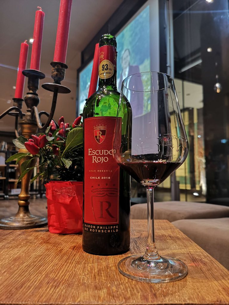 Escudo Rojo Chile Bordeaux Baron Philippe de Rotschild Winebank Gran Reserva 2018 Hamburg Winebank