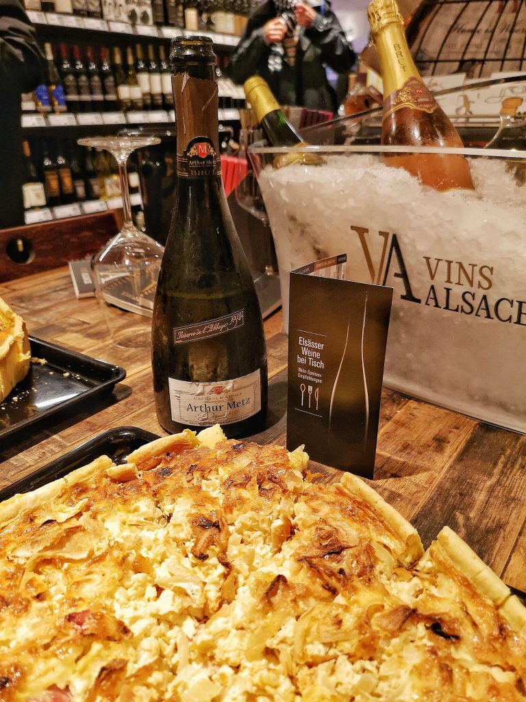 Elsass Roadshow Frankfurt Köln Quiche Vins Alsace Arthur Metz Cremant d'Alsace
