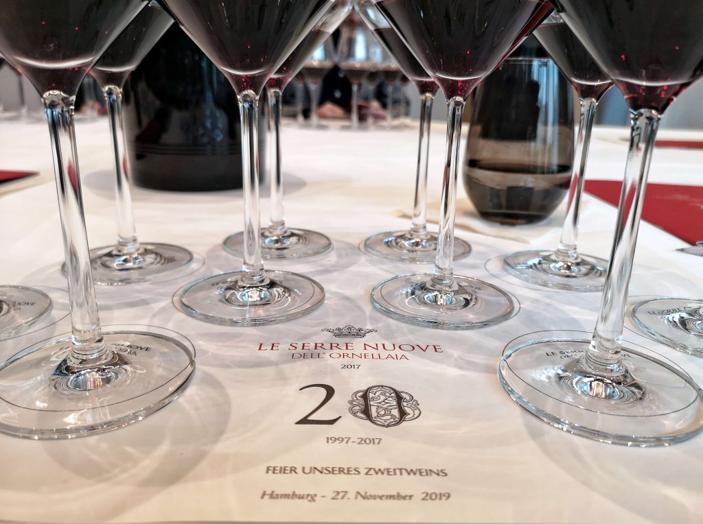 Le Serre Nuove Dell’Ornellaia 1997-2017: Das Jubiläum Le Serre Nuove Dell'Ornellaia Jubiläum Zweitwein Hamburg Fontenay 20