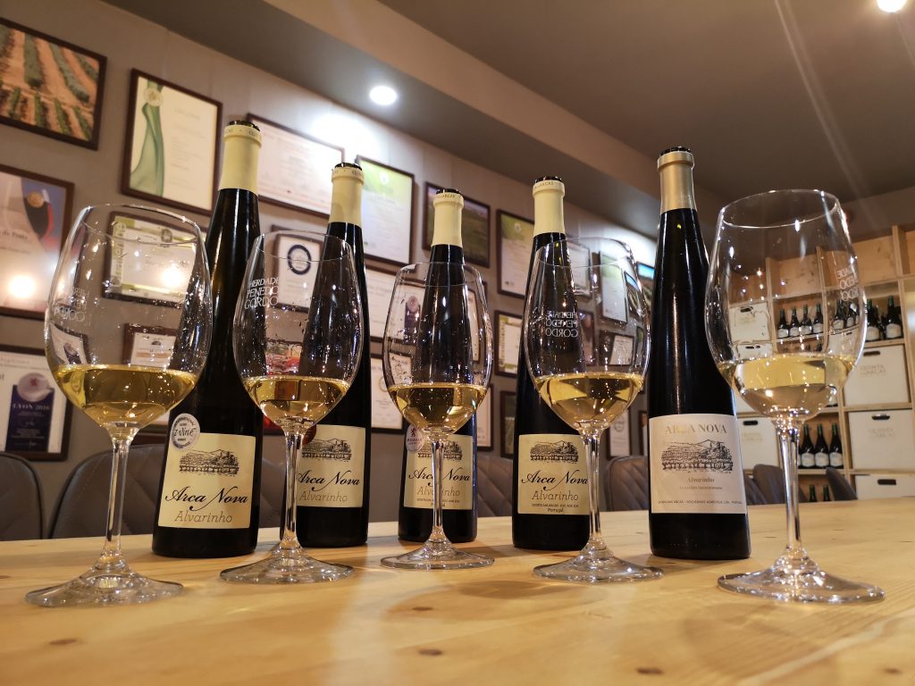 Portugal Vinho Verde Reise Reisebericht Quinta Arcas Arca Nova Alvarinho Vertikale Verkostung Weinprobe