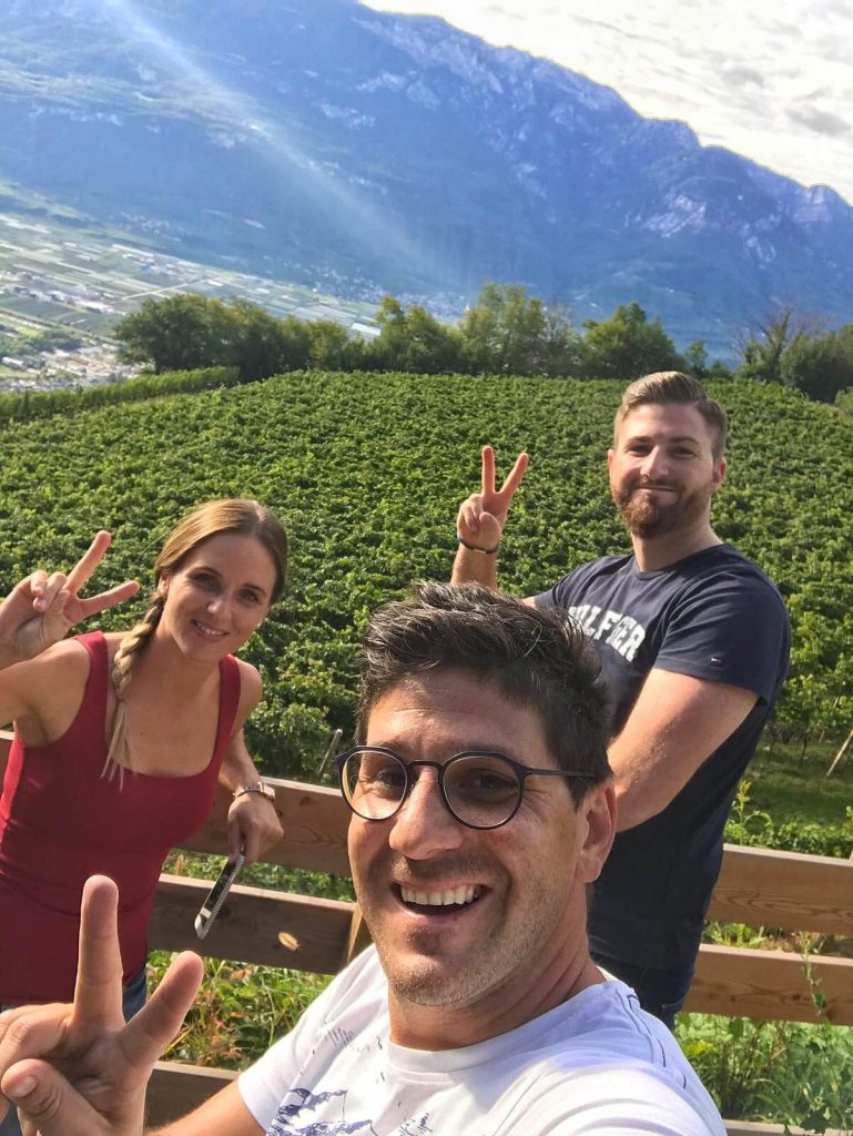 Castelfeder Glenn Giovanett Ivan Ines Sorentberg Björn Bittner Selfie Weinberg