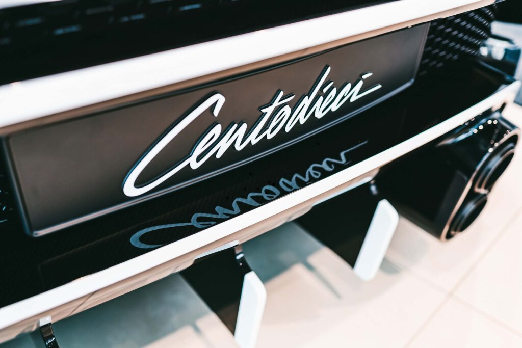 Bugatti Centodieci Kennzeichen