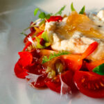 Tomate Salat Menü Düsseldorf Guide Michelin