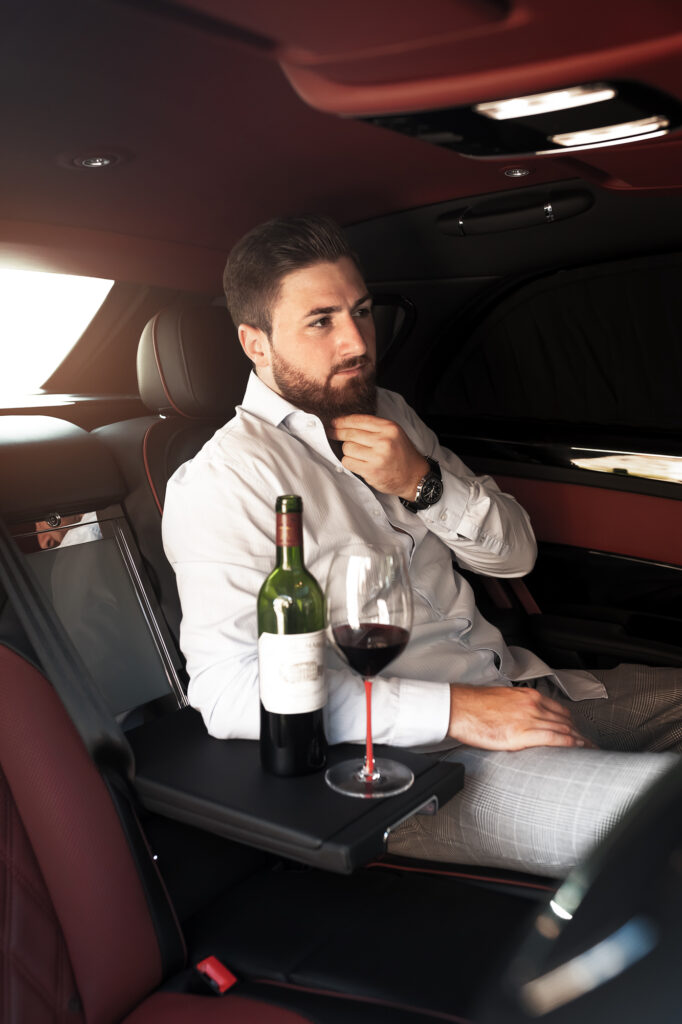 Björn Bittner BJR Le Bouquet Chateau Margaux Bentley Limousine Riedel Rotwein