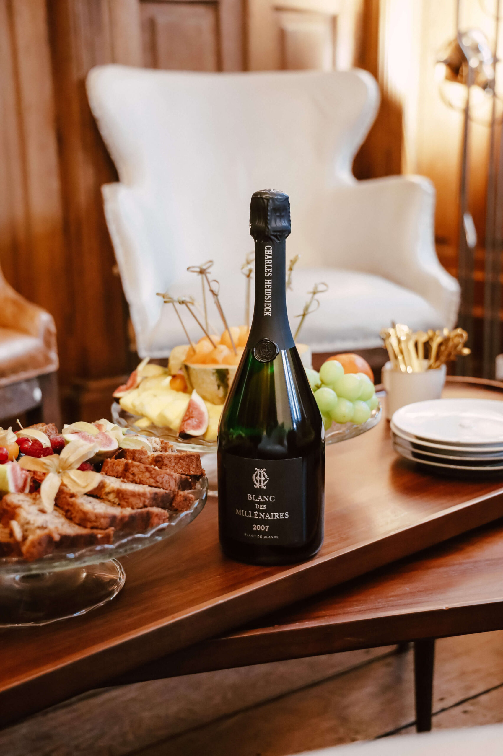 Charles Heidsieck Food Buffet Canapes